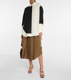 Loewe Silk midi skirt