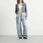 Maison Margiela Women's Denim Jacket in Ice Blue