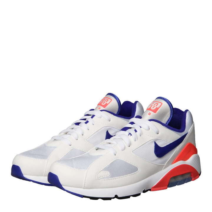 Photo: Air Max 180 OG - White / Ultramarine / Solar Red