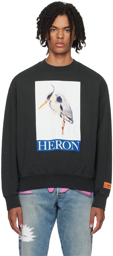 Photo: Heron Preston Black Heron Sweatshirt