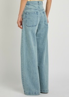 Another Tomorrow Wide-leg Jeans Light Blue