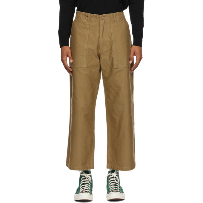 Photo: BEAMS PLUS Khaki Military Utility Trousers