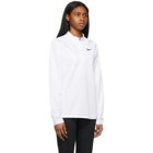 Nike White NikeCourt Challenger Half-Zip Sweater