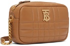 Burberry Brown Mini Quilted Lola Camera Bag
