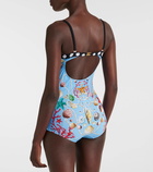 Dolce&Gabbana Capri printed swimsuit