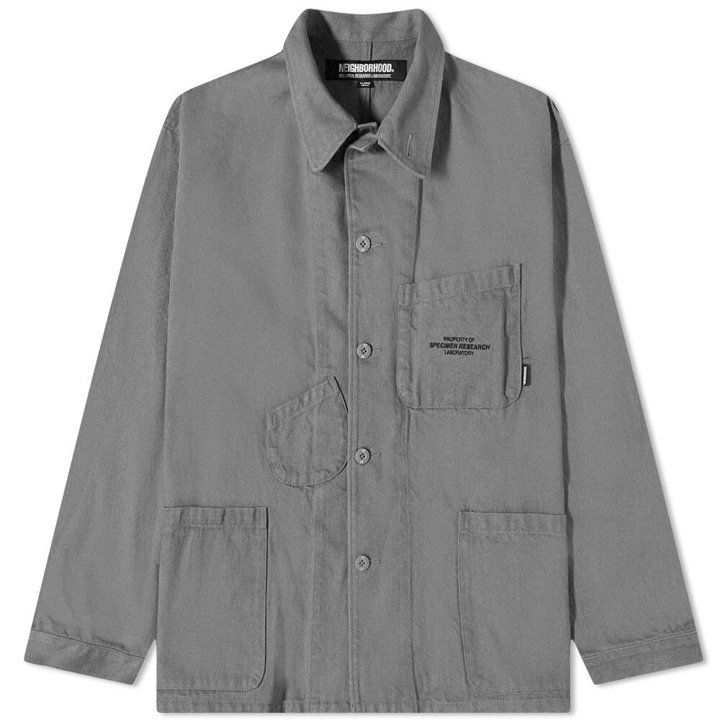 Photo: Neighborhood Men's SRL Denim Work Jacket in Grey