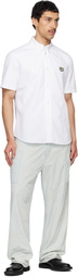 Kenzo White Kenzo Paris 'KENZO Wild Tiger' Short Sleeve Shirt