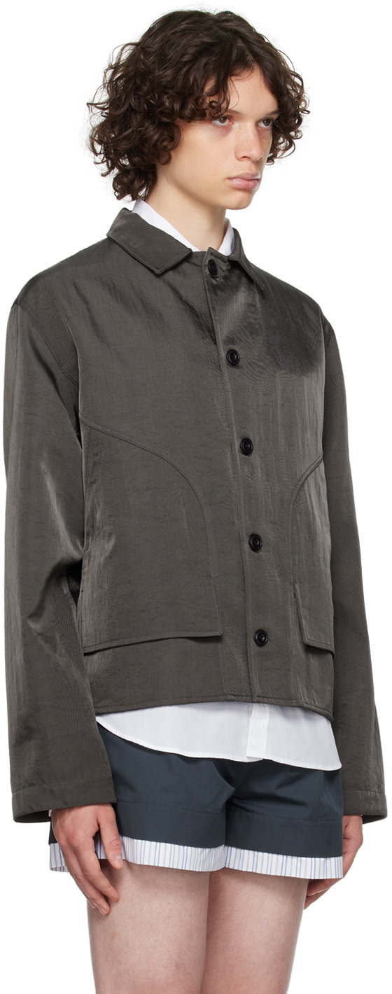 SAGE NATION: Gray Jiji Jacket | SSENSE