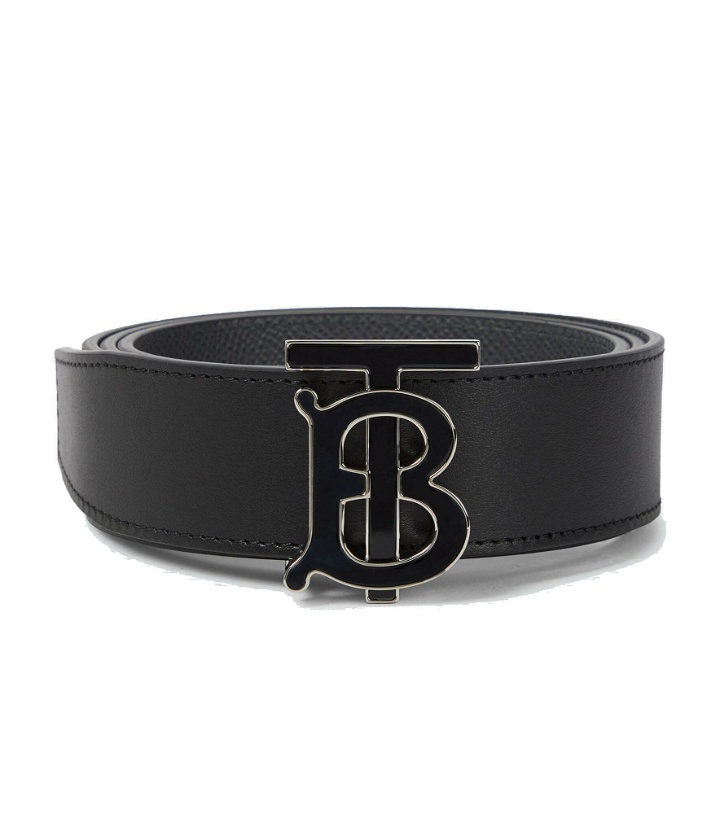 Photo: Burberry - Monogrammed leather belt