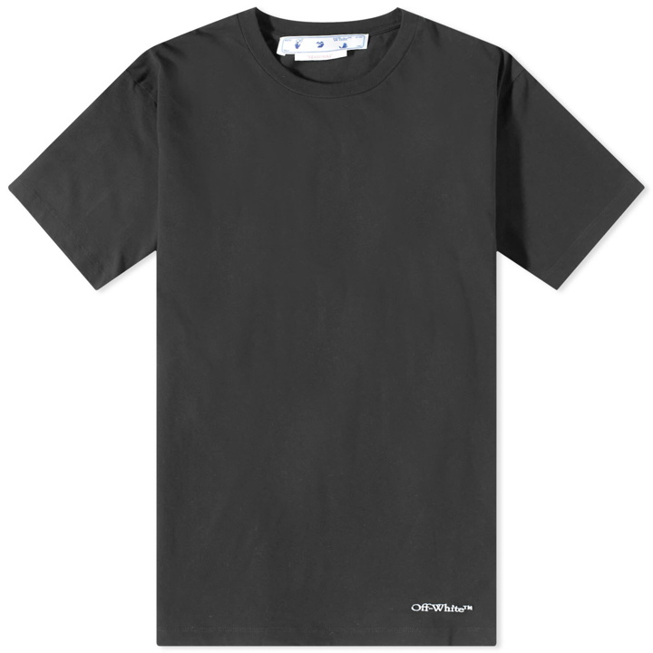 Photo: Off-White Men's Scribble Diag Slim T-Shirt in Black