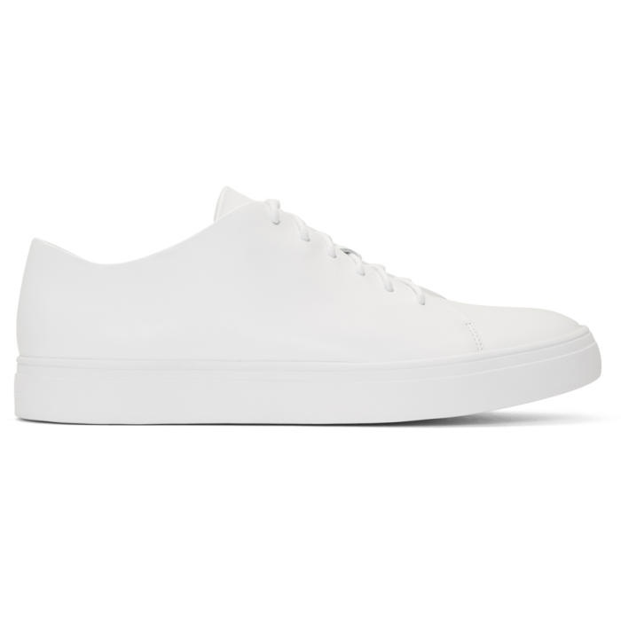 Photo: Tiger of Sweden White YNGVE 01 Sneakers 