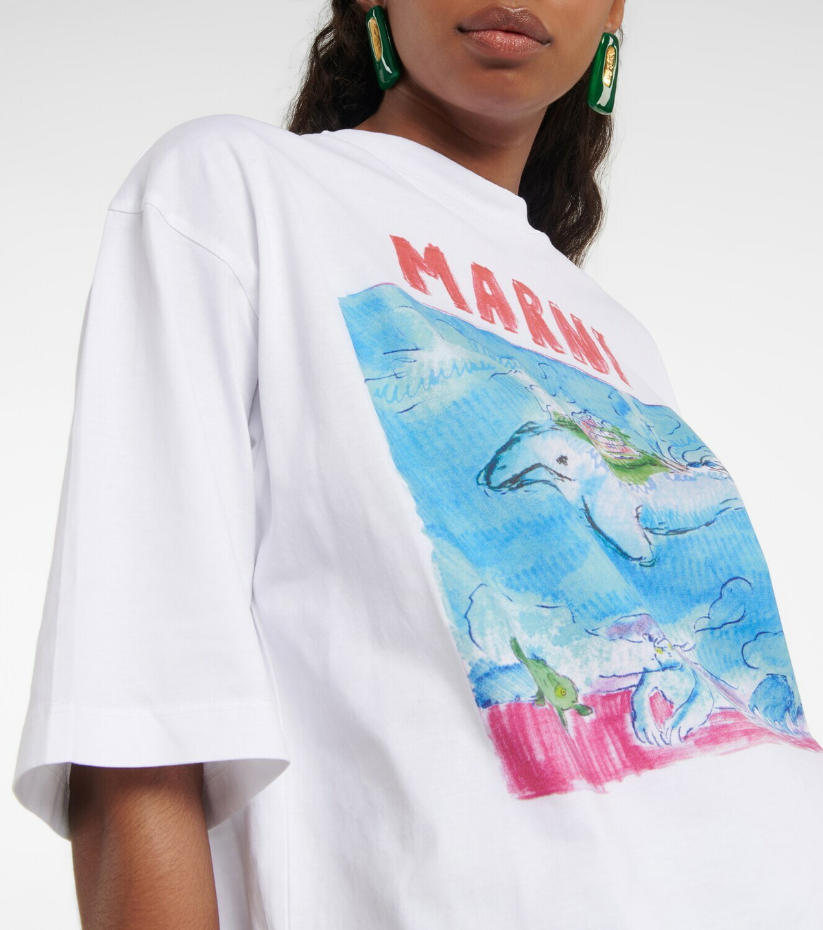 Marni - Printed cotton jersey T-shirt Marni