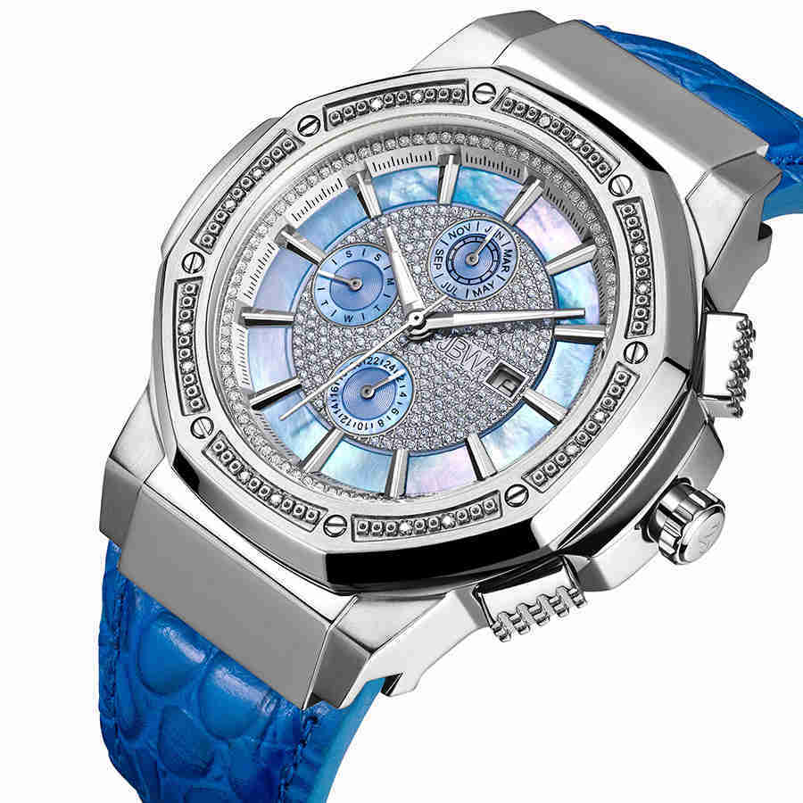 JBW Saxon 10 Year Quartz Crystal Mens Watch JB-6101L-10B