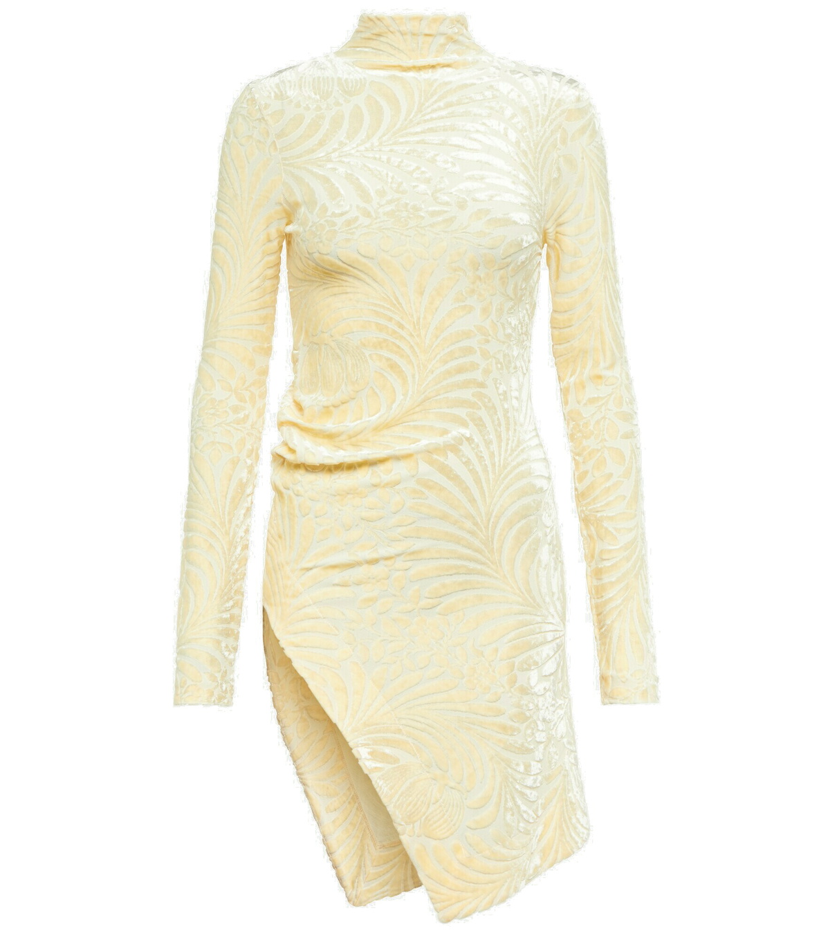 Jil Sander - Velvet devoré minidress Jil Sander