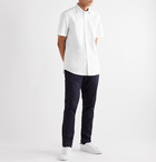 Burberry - Logo-Embroidered Cotton Shirt - White