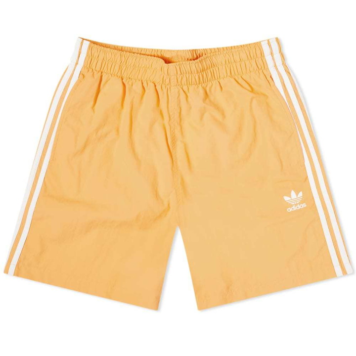 Photo: Adidas 3-Stripe Swim Shorts