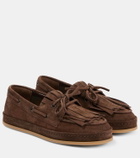 Hogan Suede boat shoes
