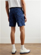 G/FORE - Maverick Hybrid Straight-Leg Camouflage-Print Stretch-Shell Golf Shorts - Blue