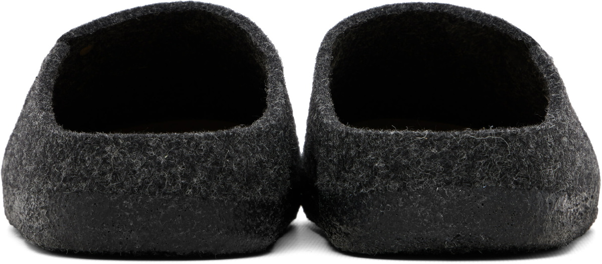 Birkenstock Gray Regular Zermatt Felt Loafers