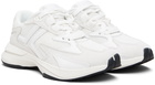 Lanvin White & Off-White JLA Mesh Sneakers