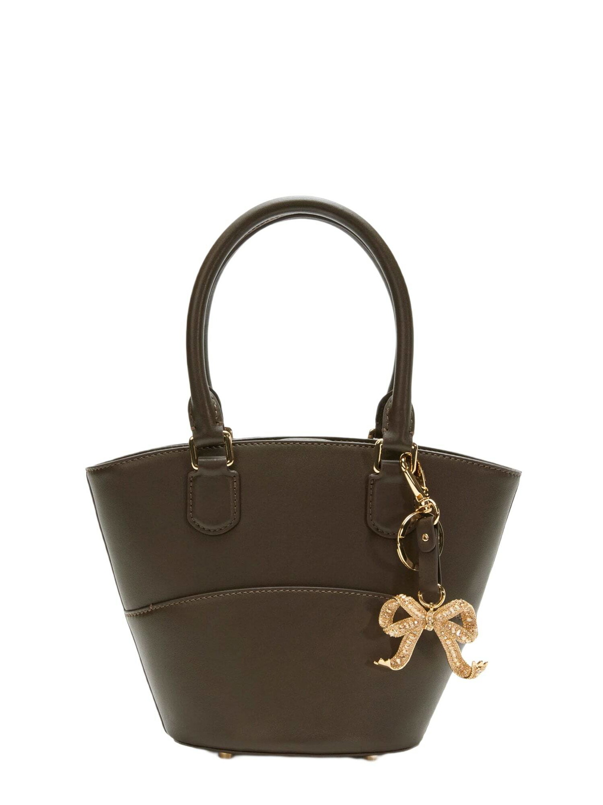 Self Portrait Cream Leather Mini Tote Bag Shoulder Bags 600058818wht