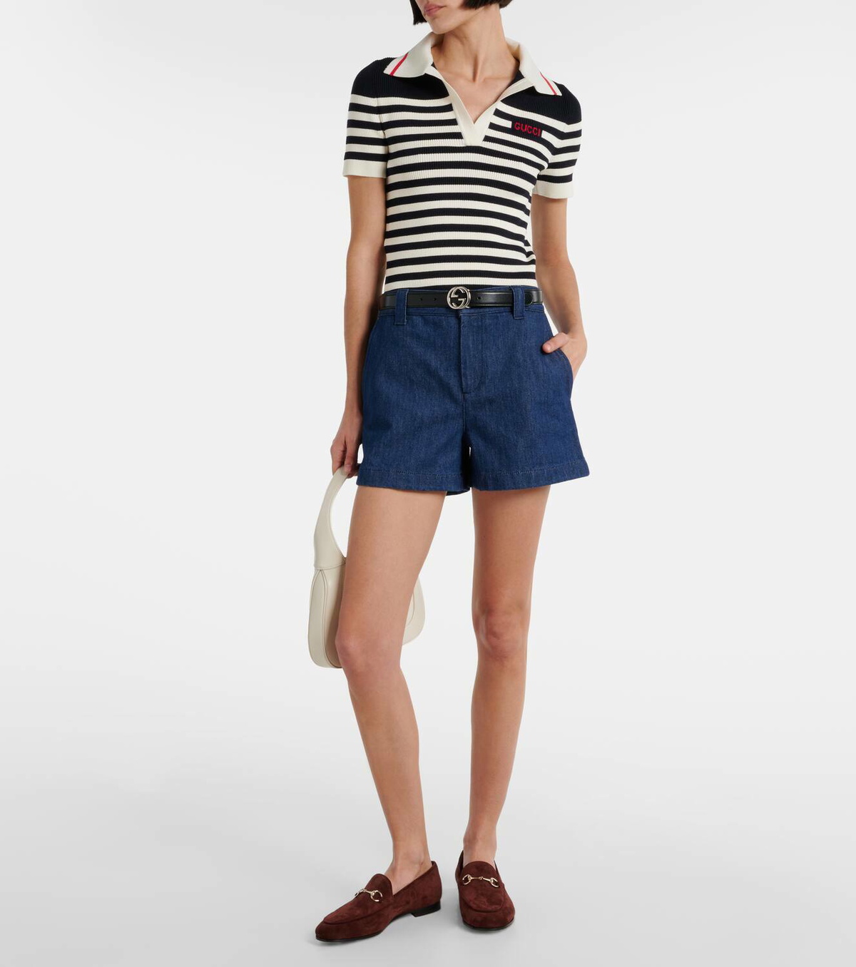 Gucci Horsebit denim shorts Gucci