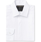 Favourbrook - Slim-Fit Bib-Front Cotton Tuxedo Shirt - White