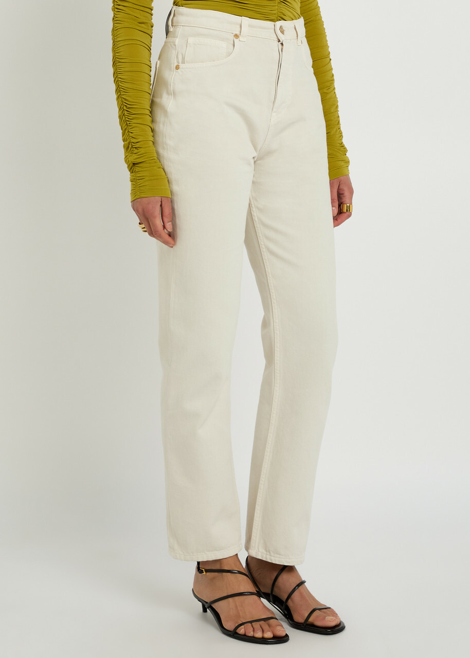 Tove Senna Straight-leg Jeans Ecru