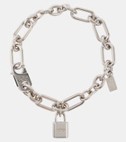Acne Studios Logo pendant chain necklace