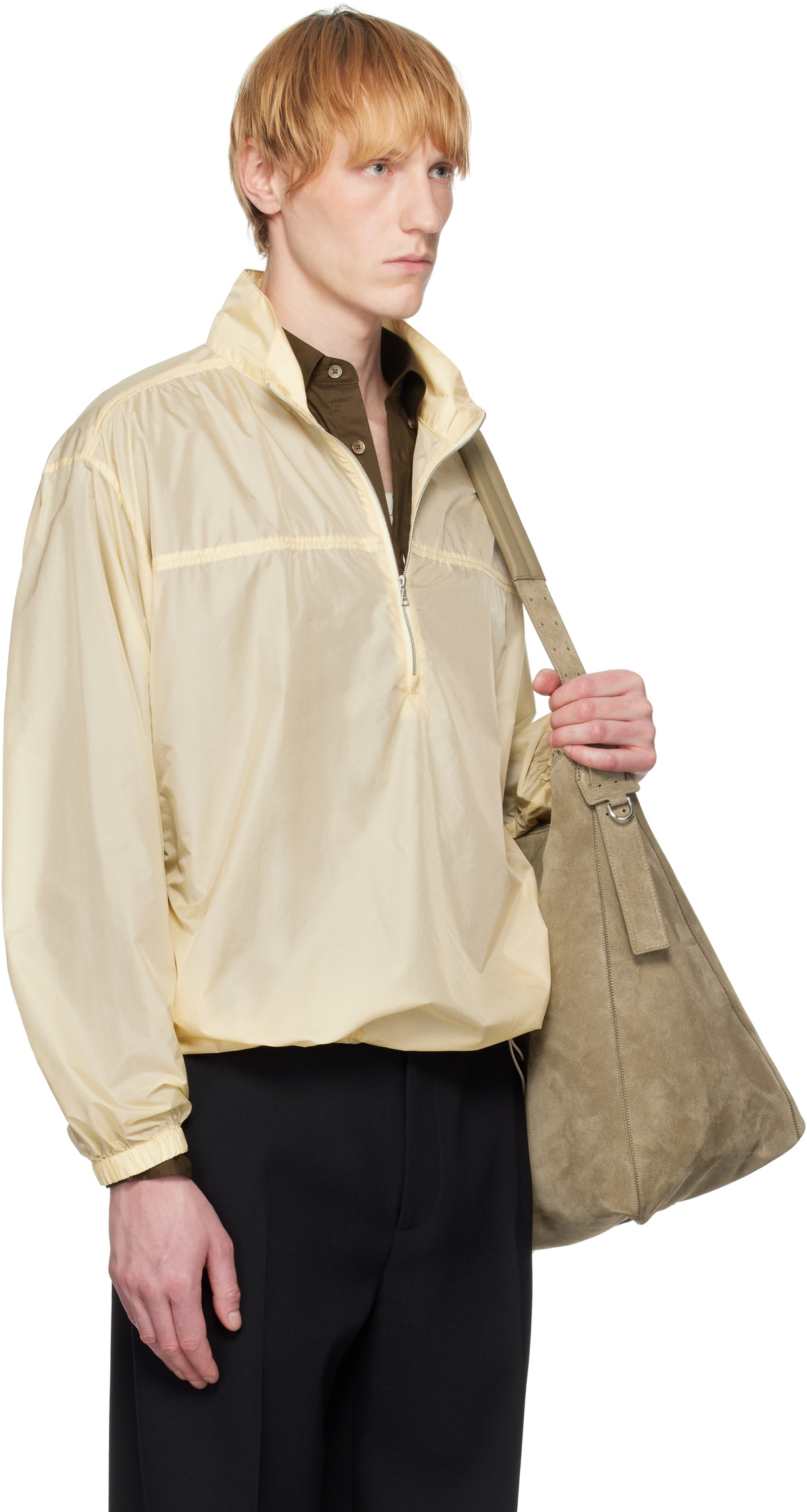 ジャケット・アウター AURALEE LIGHT NYLON HALF ZIP P/O 2024SS Light Nylon Half Zip P/O – La Garçonne