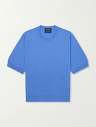 John Smedley - Bill Nighy Merino Wool T-Shirt - Blue