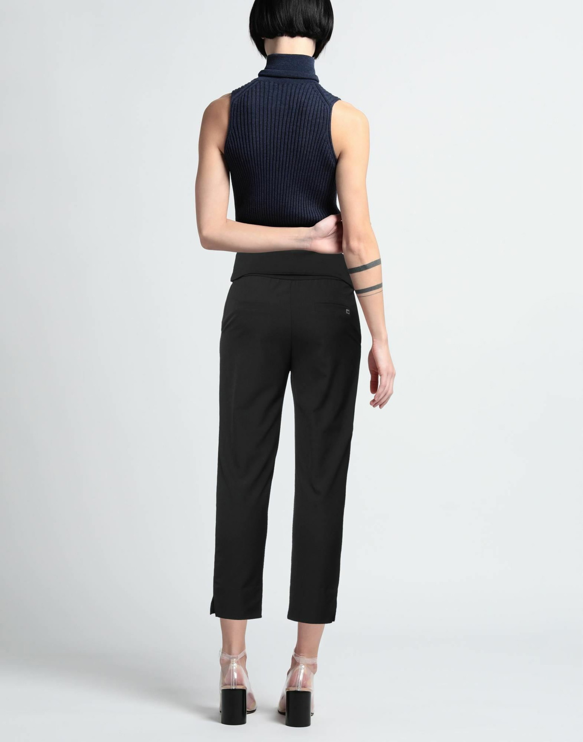 Manila Grace Womens Pants in Black