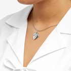 Gucci Women's Jewellery Blind For Love Necklace in Silver
