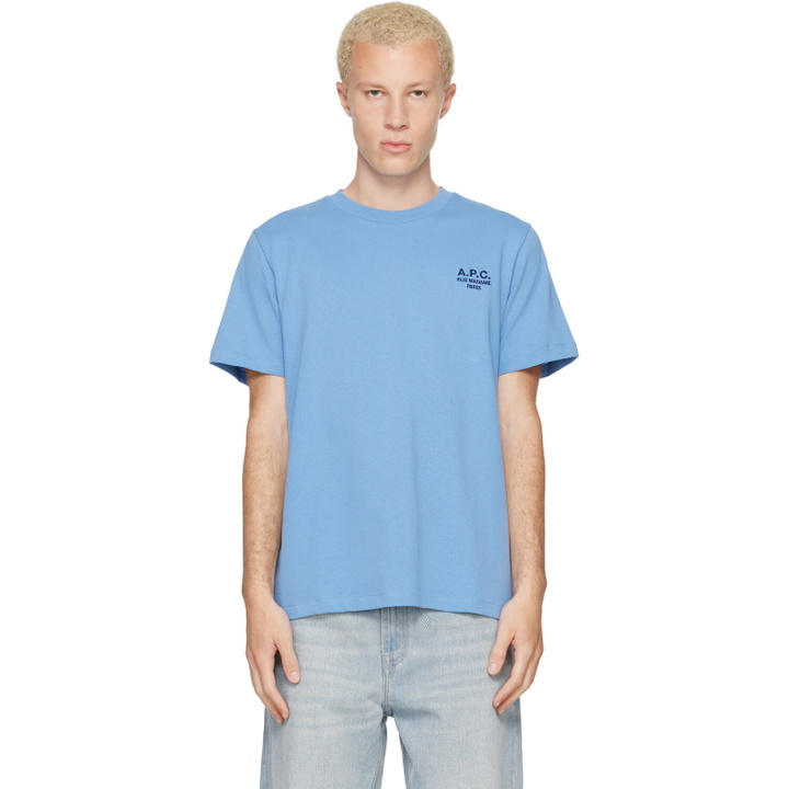 Photo: A.P.C. Blue Standard 'Rue Madame' T-shirt