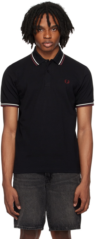 Photo: Fred Perry Black M12 Polo