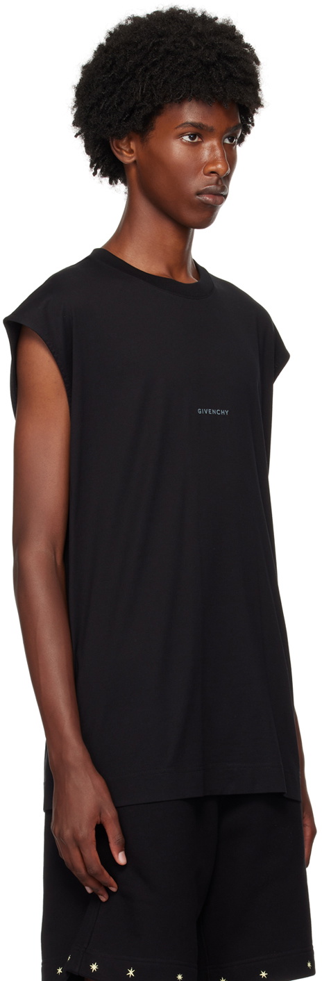 Givenchy Black Logo Tank Top