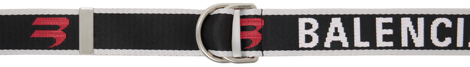 Balenciaga Gray D Ring Belt