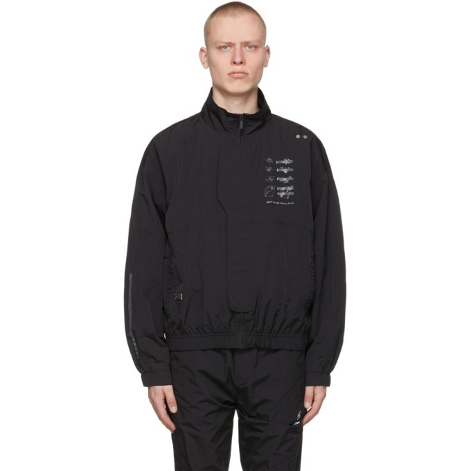 Photo: C2H4 Black My Own Private Planet Intervein Paneled Track Jacket