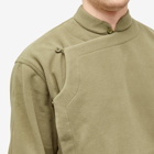 Maharishi Men's Asym Monk Overshirt in Olive