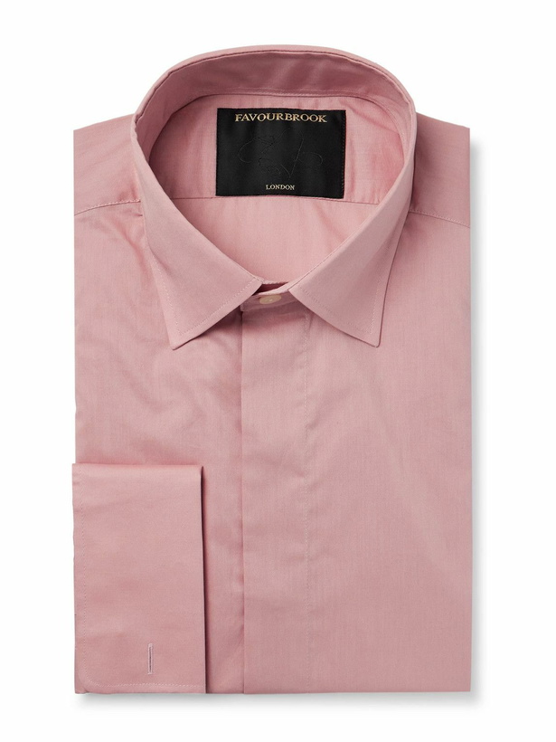 Photo: Favourbrook - Gatsby Cotton-Poplin Shirt - Pink