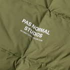 Pas Normal Studios Men's Escapism Down Vest in Army Green