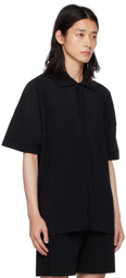 Homme Plissé Issey Miyake Black Monthly Color June Polo