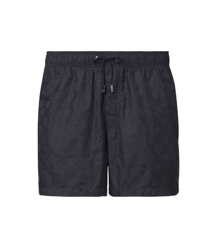 Photo: Giorgio Armani Logo swim trunks