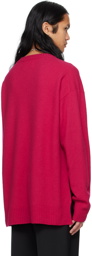 Jil Sander Pink Oversized Sweater