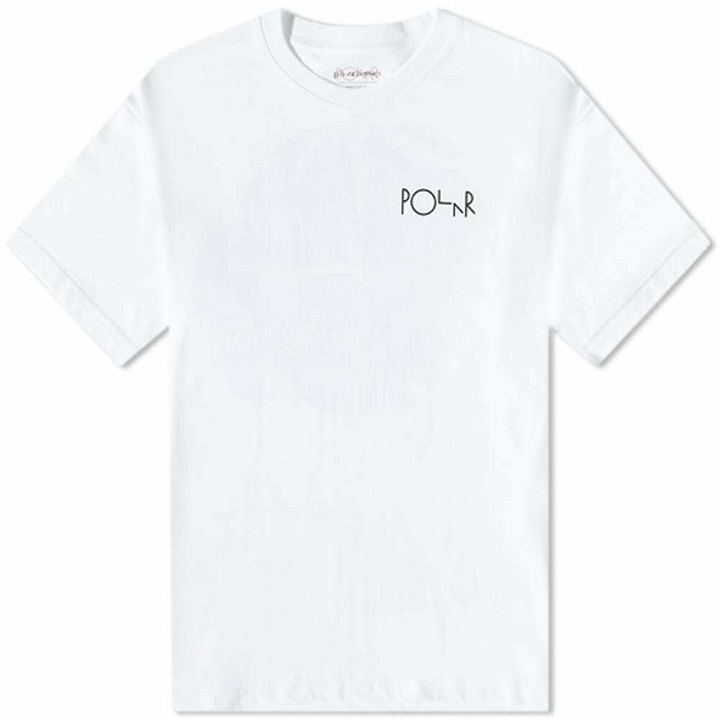 Photo: Polar Skate Co. Men's Forest Fill Logo T-Shirt in White