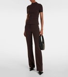 Courrèges High-rise flared pants