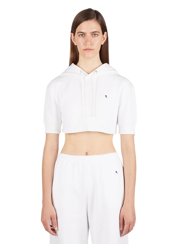 Photo: Raf Simons Cropped Hooded Sweatshirt