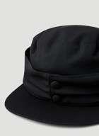 Earmuffs Military Cap in Black