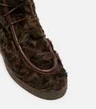 Aquazzura Frostie 20 shearling ankle boots
