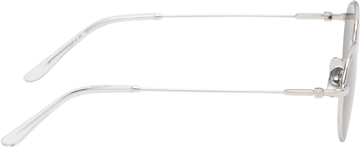 THISTLES Silver 'The CRUZ' Sunglasses